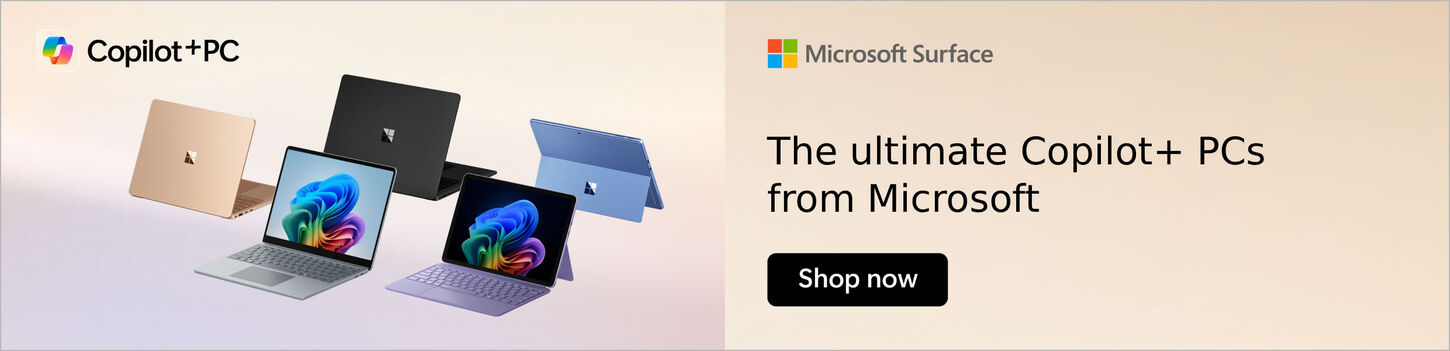 Microsoft Surface | The Ultimate Copilot+ PCs from Microsoft. Learn More