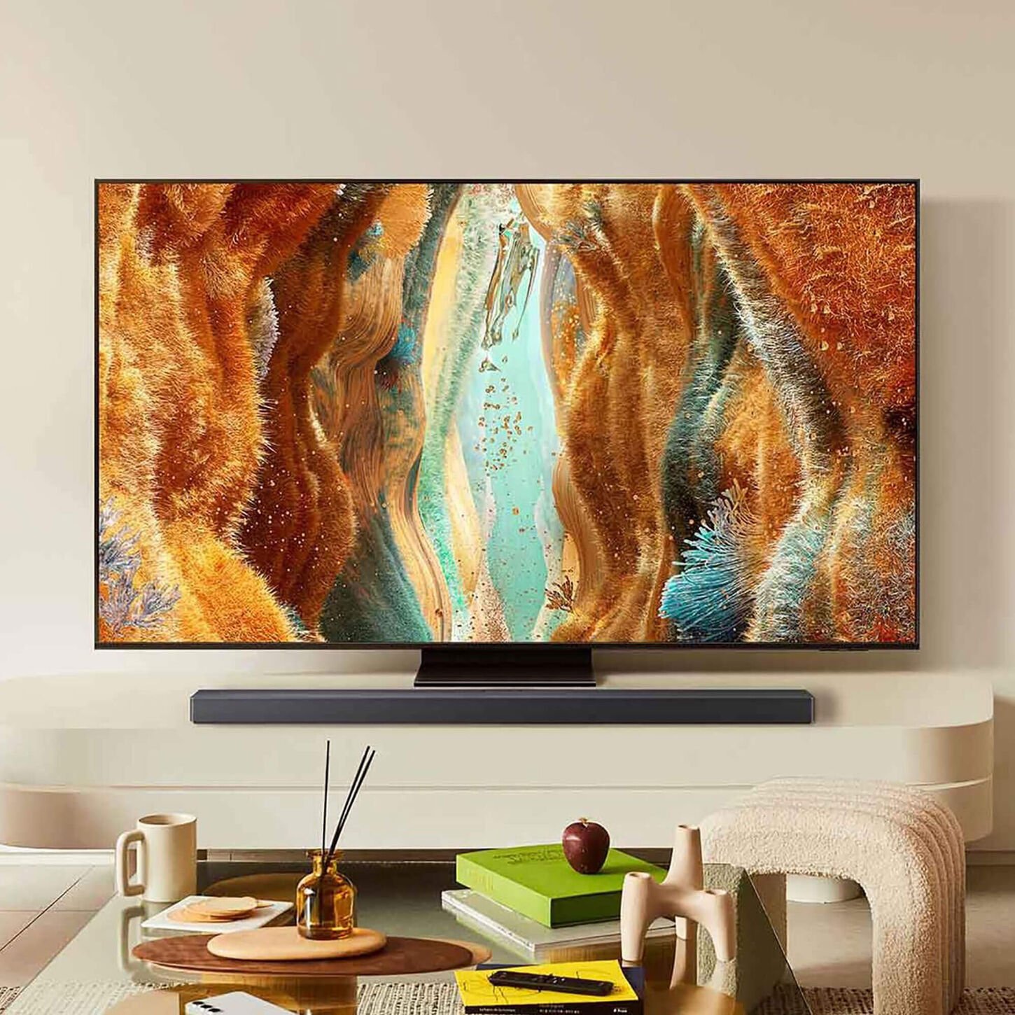 Samsung 55" Class QN70F Neo QLED 4K Vision AI in Black - Smart TV