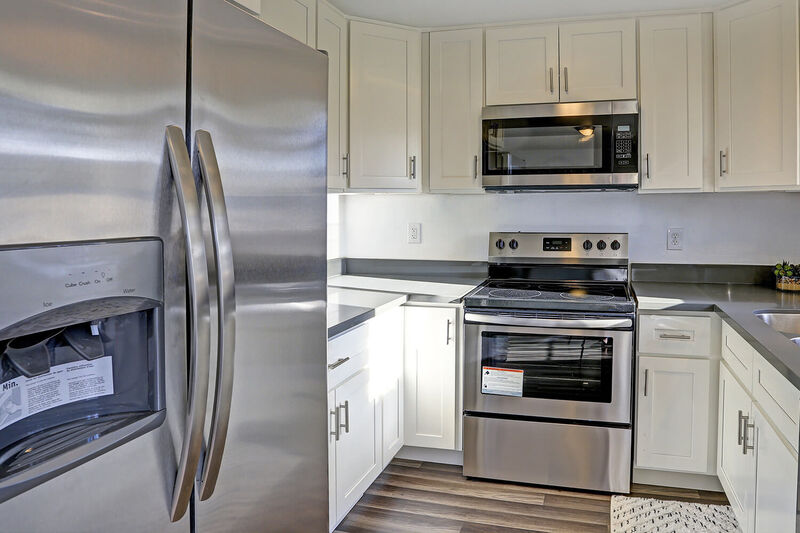 A kitchen full of new appliances