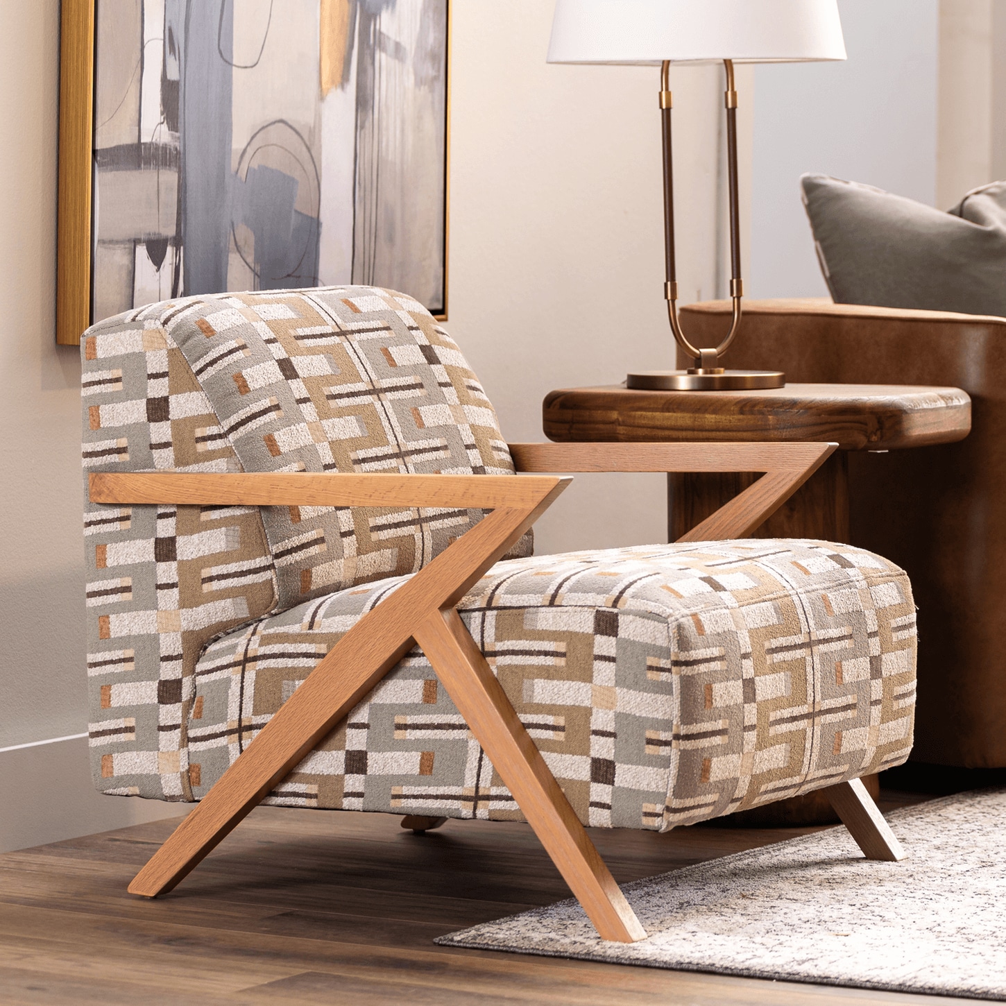 Fabric Accent Chair