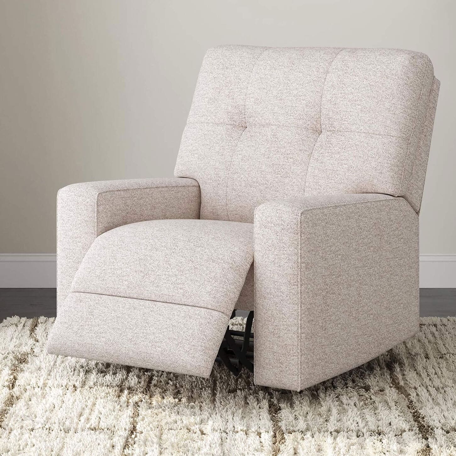 Ashley Larimer Rocker Recliner in Stone