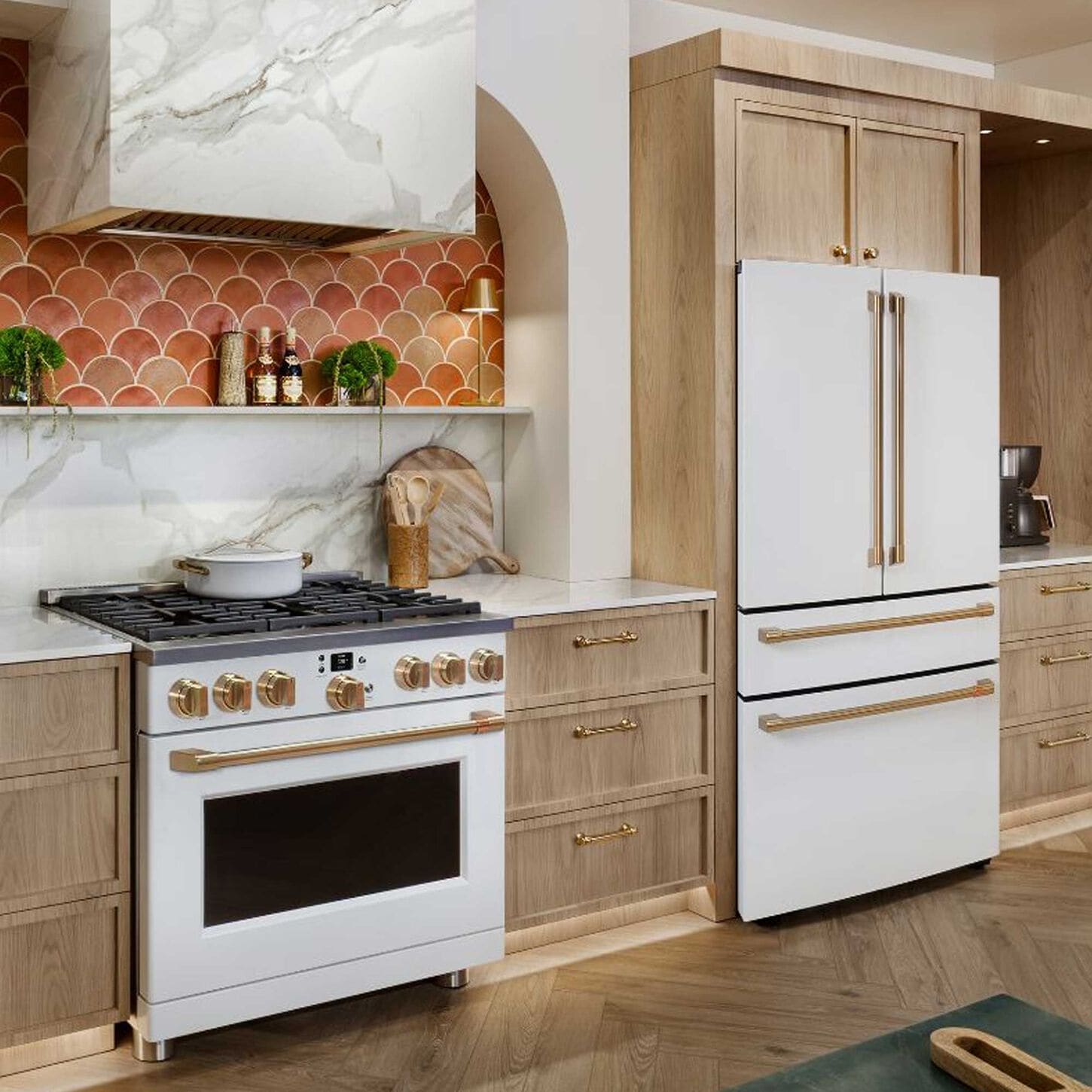 Cafe appliances in kitchen