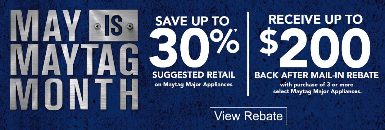 May is Maytag Month