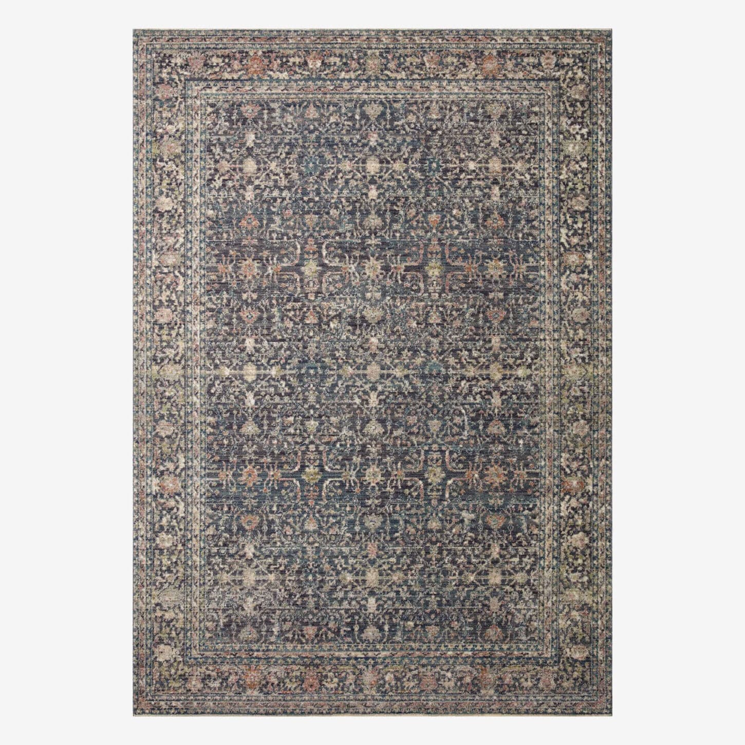 Loloi Bradbury 7'10" x 10' Midnight and Multicolor Area Rug