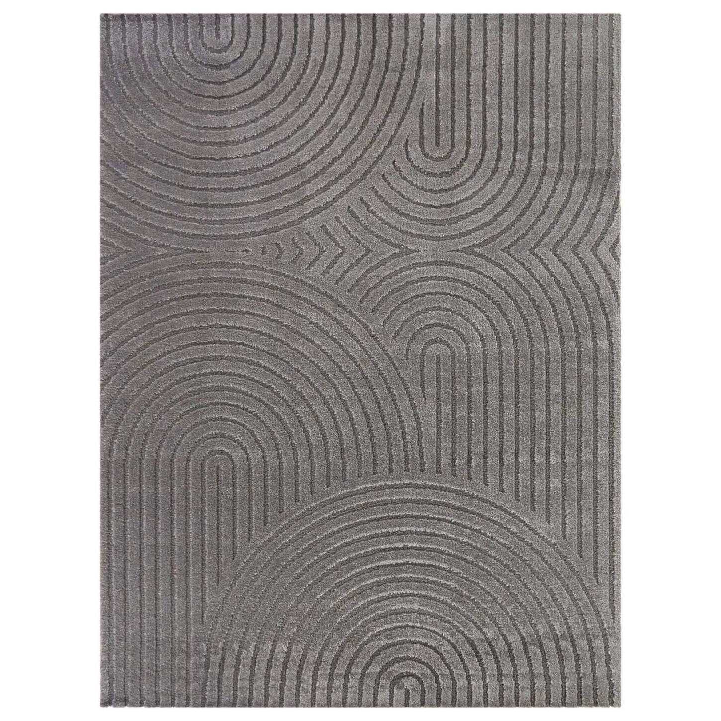 Balta Rugs Caserio 4'4" x 6' Grey Area Rug