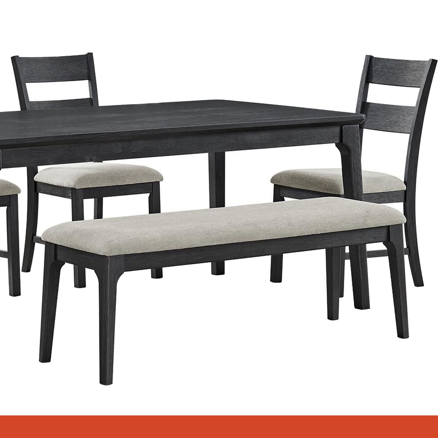Canadel Core 7-Piece Rectangular Dining Set in Oak Washed and Black