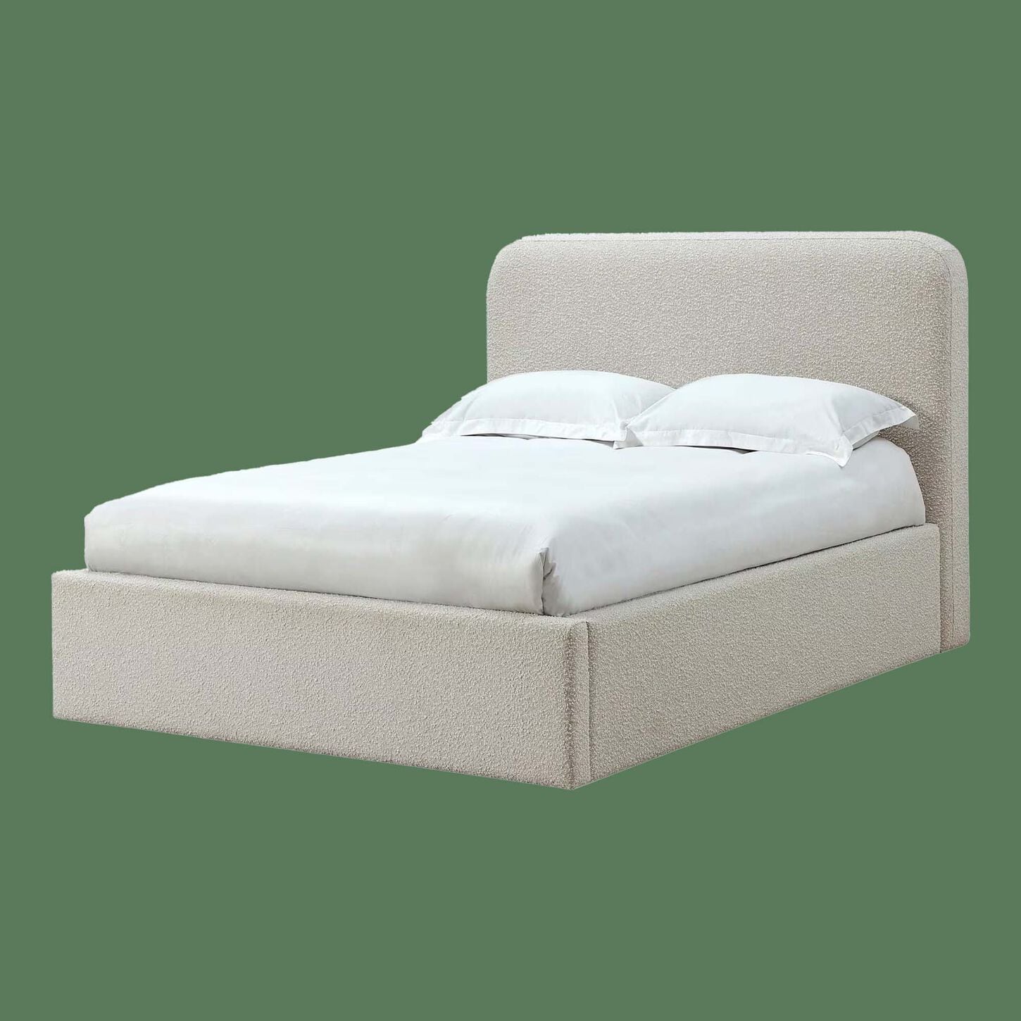 Urban Home Blossom Wisteria Queen Upholstered Bed in Frosty