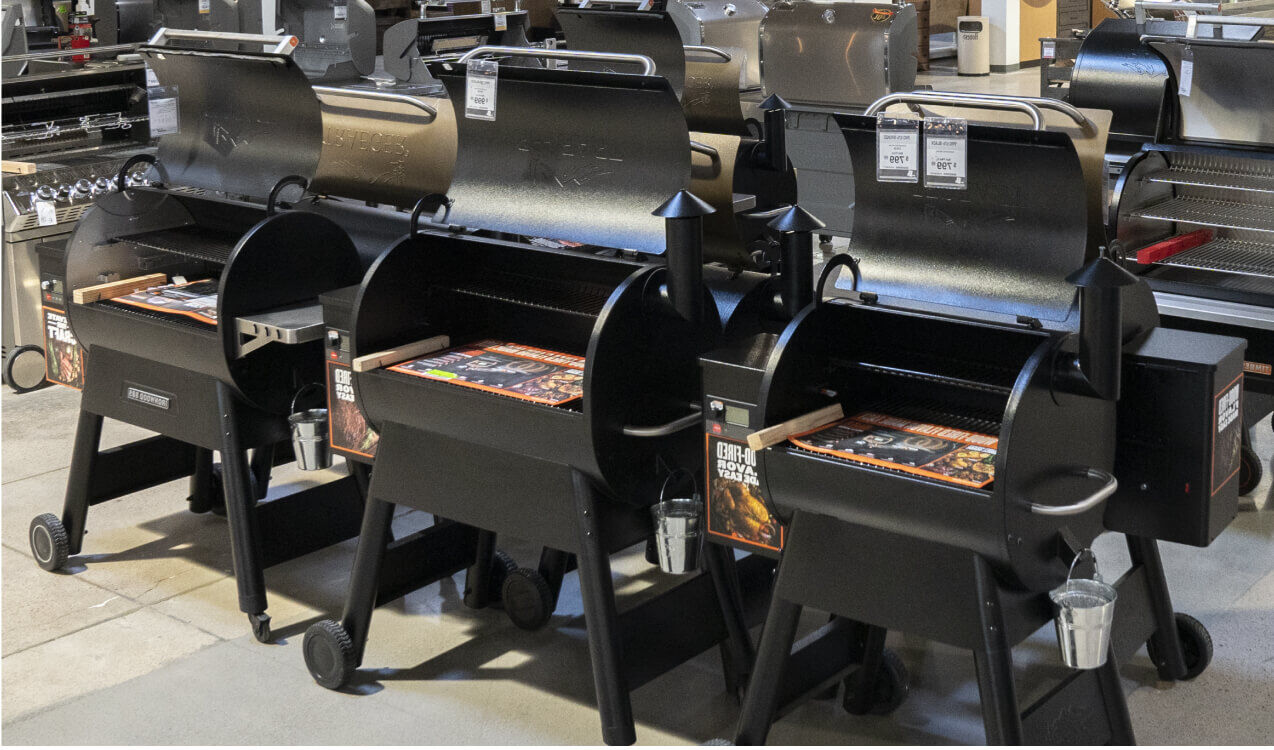 Shopping grills at Mrs B's in Omaha Nebraska