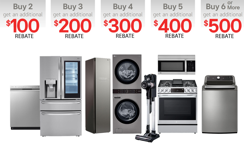 LG Buy More Save More Appliances