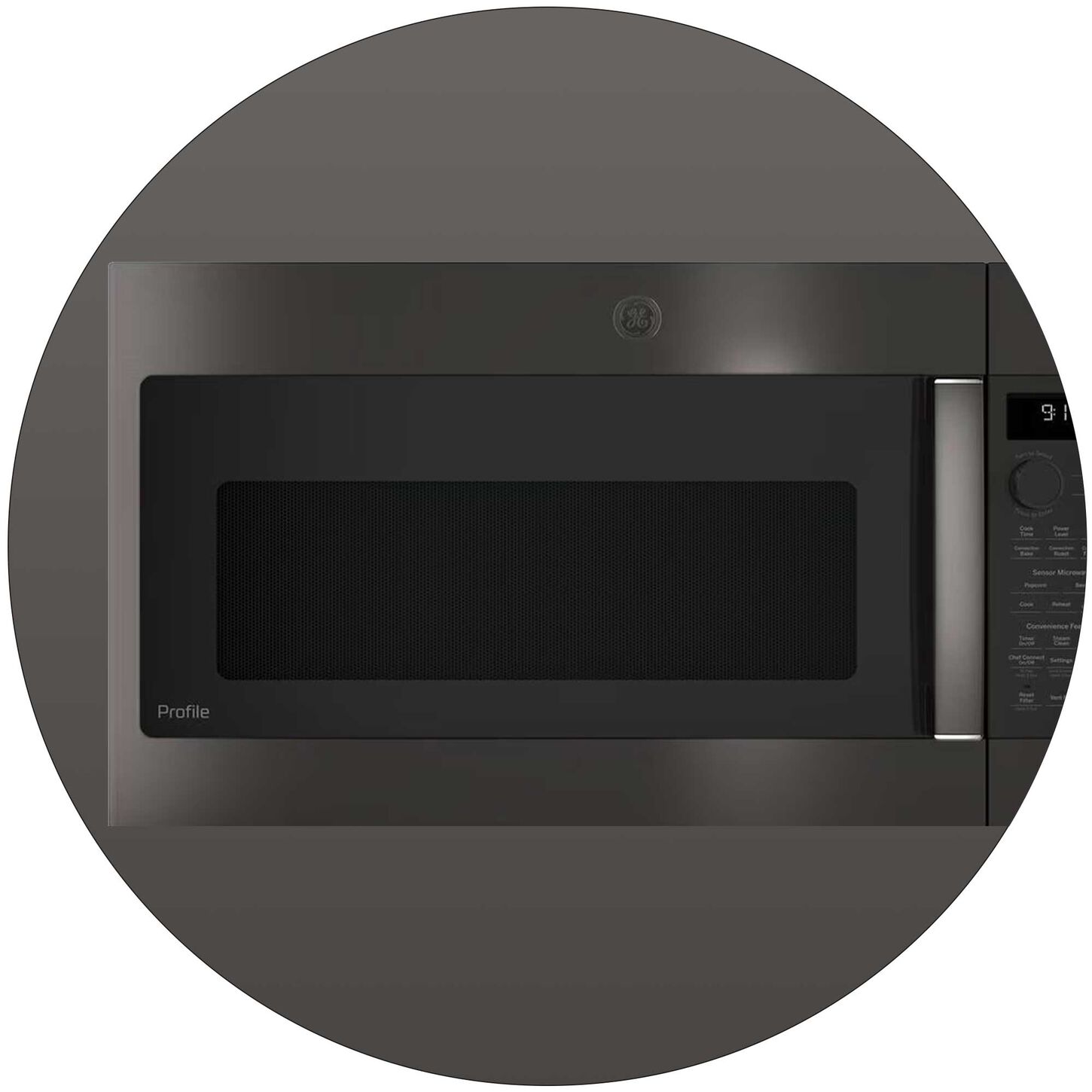 Black stainless steel microwaves