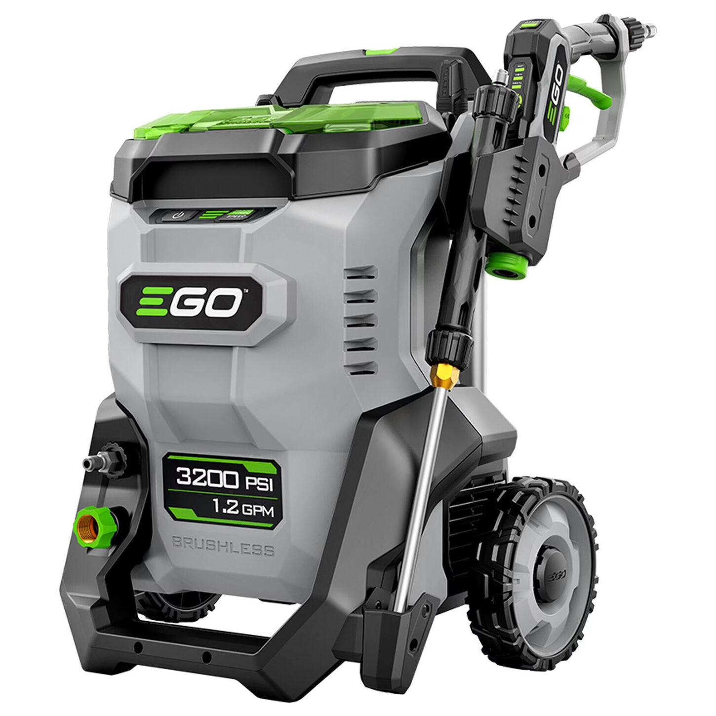 EGO Power+ 3200 PSI Pressure Washer in Gray and Green