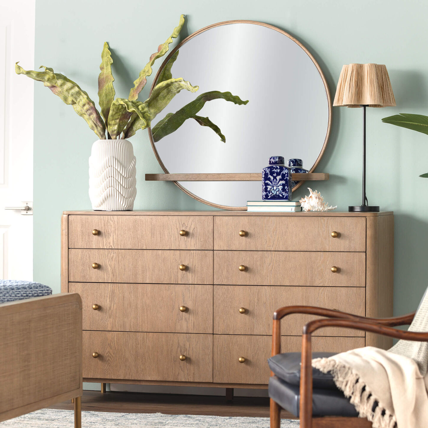 Pacific Landing Arini 8-Drawer Dresser Only in Brown