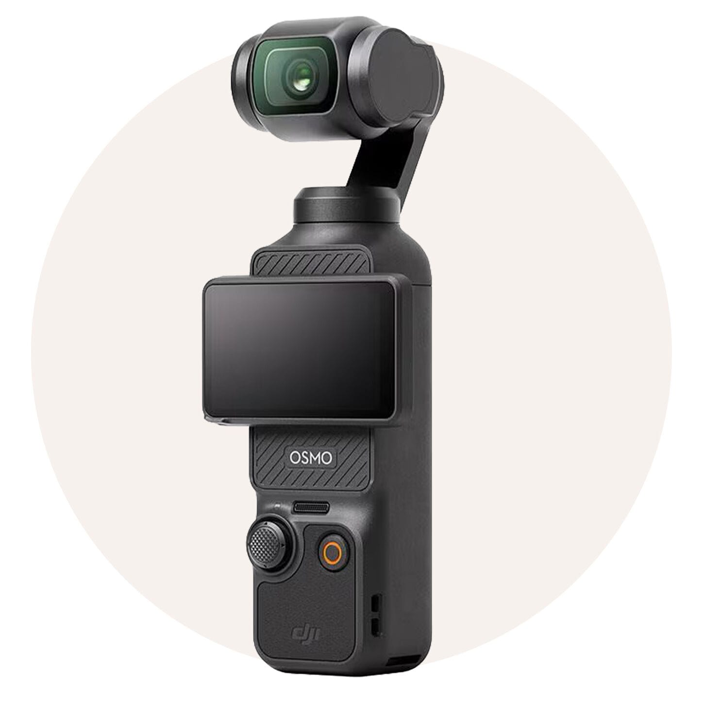 DJI Osmo Pocket 3 Creator Combo on beige background