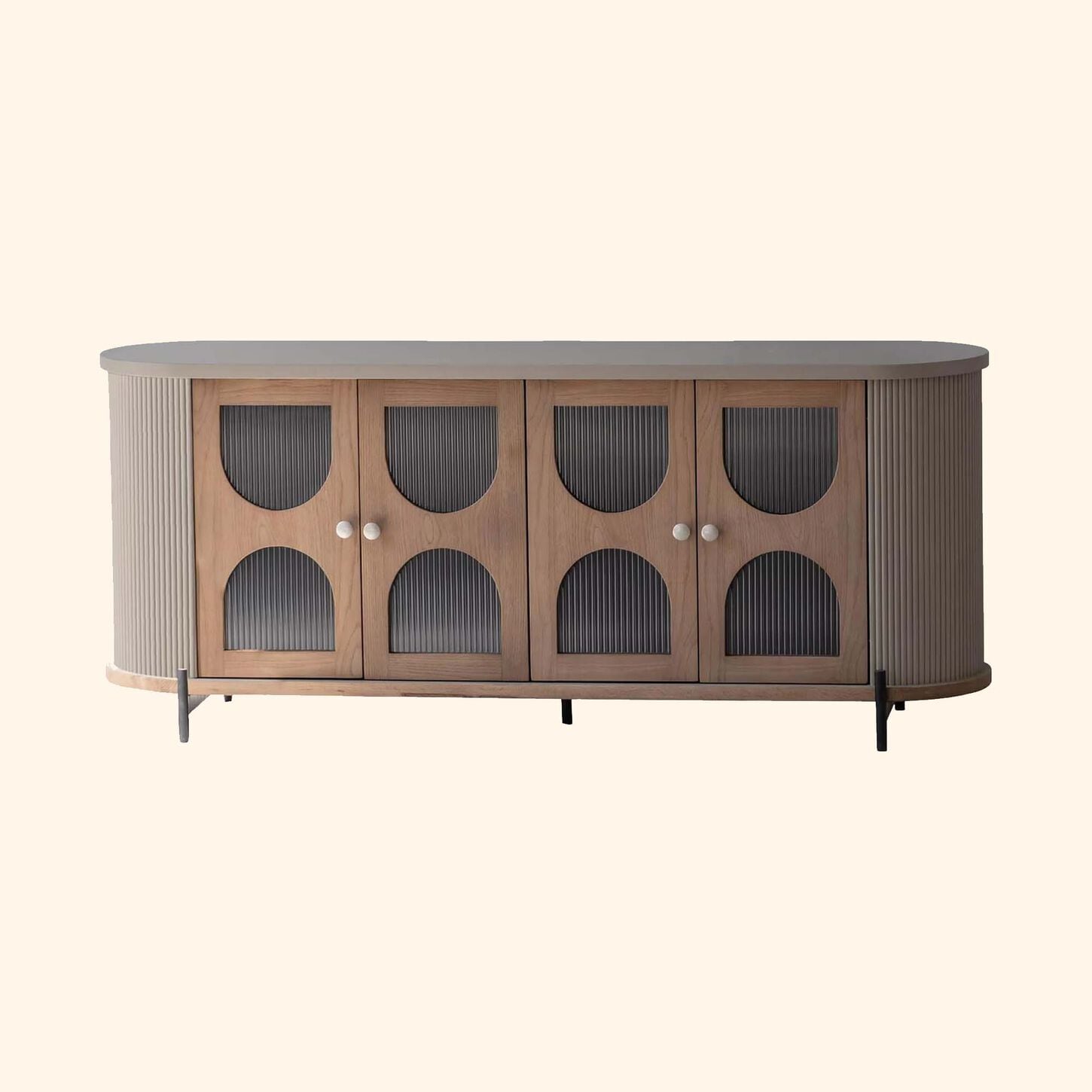 37B Knox Set of Three Nesting Table in Natural