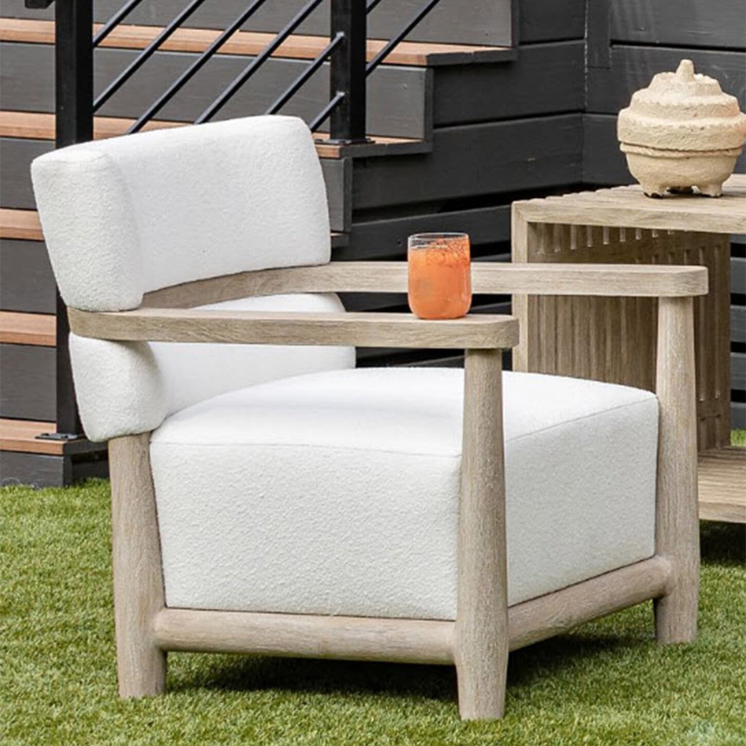 Bernhardt Layton Arm Chair in Teak