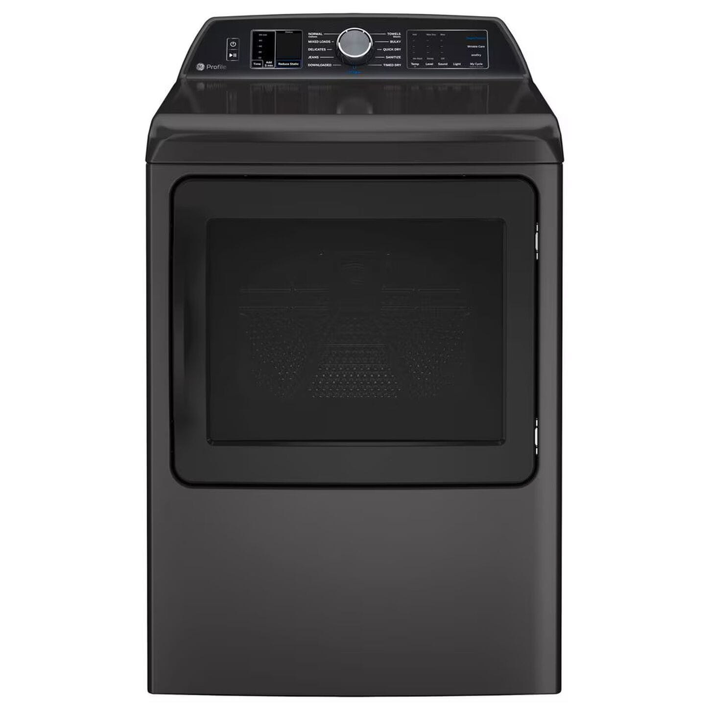 GE Profile 7.4 Cu. Ft. Smart Electric Dryer with Sanitize Cycle and Sensor Dry in Diamond Gray