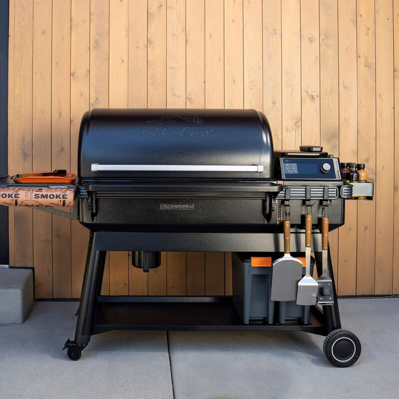 Traeger Grills Ironwood XL Wood Pellet Smoker Grill in Black