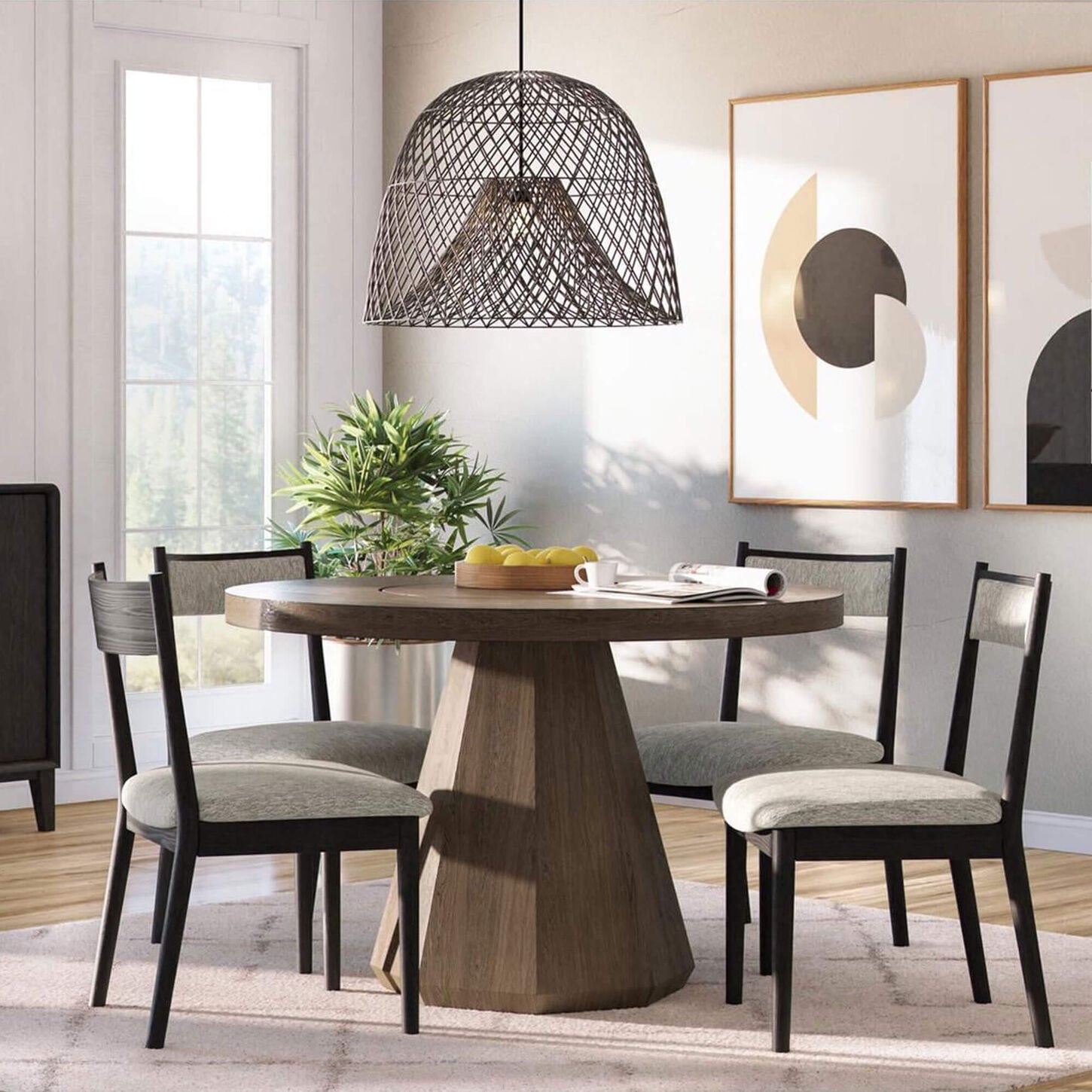 Sterling Timber Dining Table in Latte