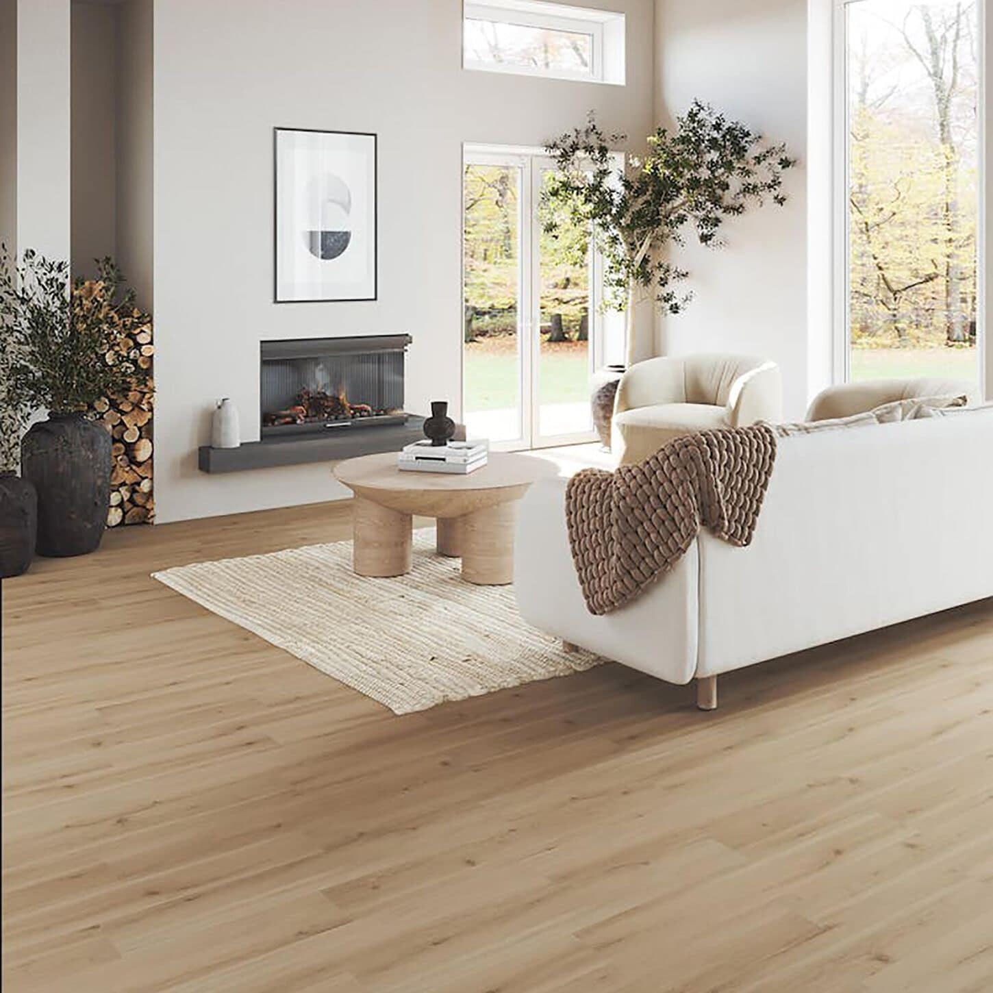 Mannington Adura Flex Swiss Oak Truffle 7" x 48" Luxury Vinyl Plank