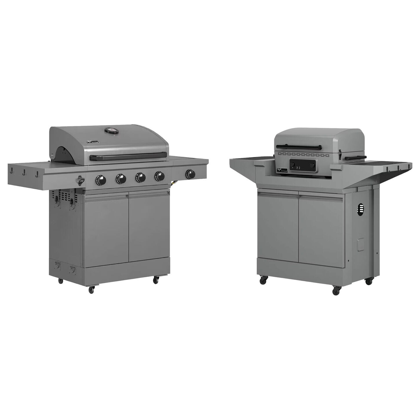 Tytus Anaheim and Emberwood 3-Piece Modular Duo with Tabletop Grill and Griddle