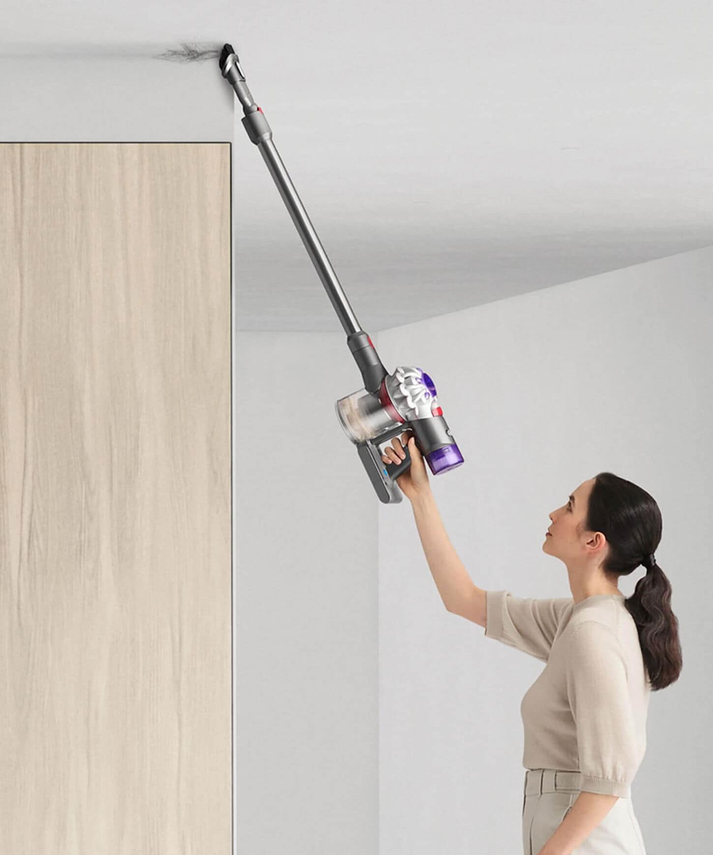 Dyson V8 Cordless Vacuum in Silver/Nickel