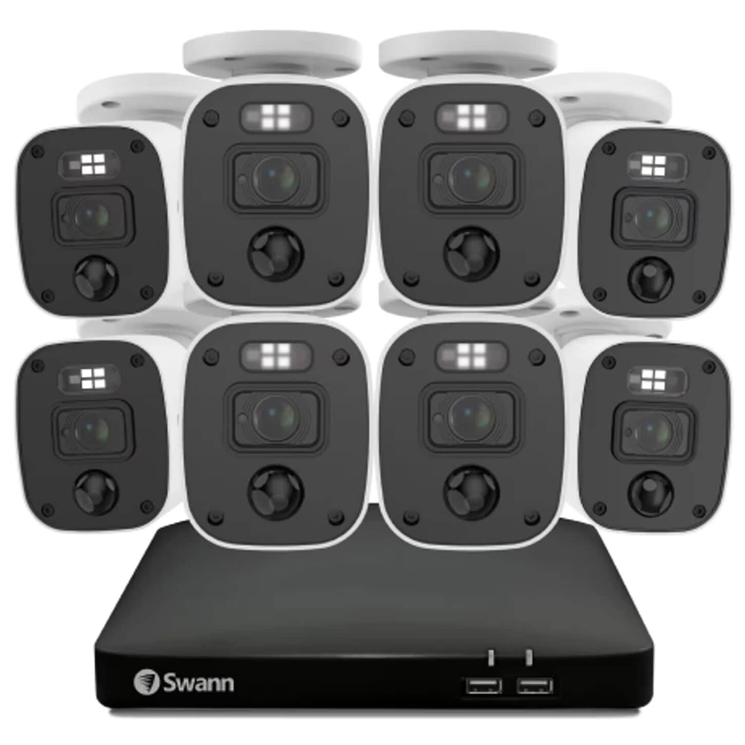 Swann Enforcer 8 Camera 8 Channel 1080p Full HD DVR 1TB HDD Security System with Mic