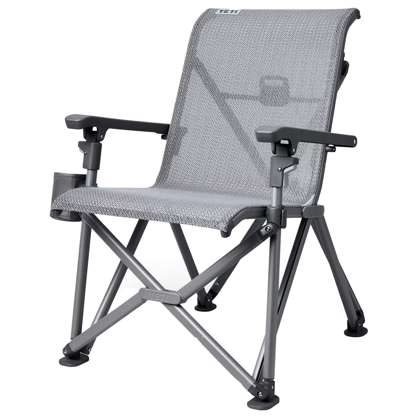YETI Trailhead Camp Chair with Charcoal Cushion in Black