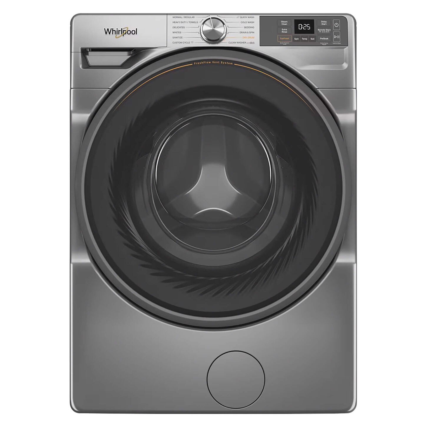 Whirlpool Washer in Radiant Silver