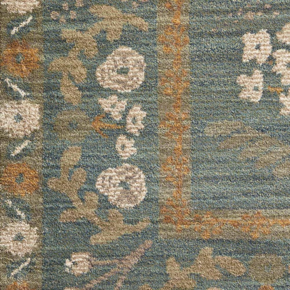 Rifle Paper Co. x Loloi Fiore FIO-01 5&#39; x 7&#39;10&quot; Slate and Sage Area Rug, , large