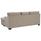 Ashley Stonemeade Stationary Sofa Chaise in Taupe, , large