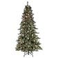 The Gerson Company 7.5" Pre-Lit Arcadia Fir Christmas Tree in Green, , large