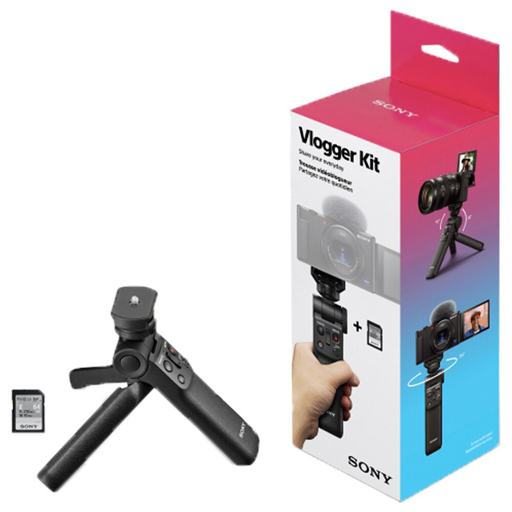 Sony ZV-1 Camera for Content Creators and Vloggers and Vlogger Accessory Kit in Black, , large