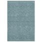 Dalyn Rug Company Soft Essentials Solid Teal 9" x 12" Area Rug, , large