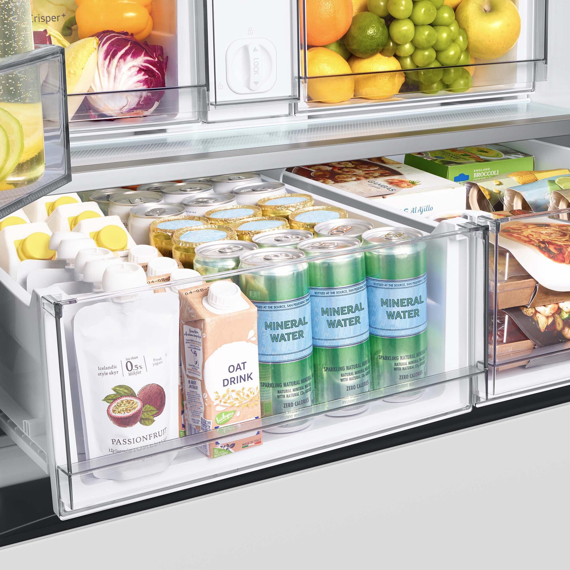 Samsung cheap glass fridge