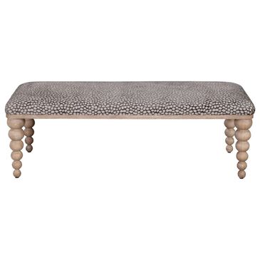Vintage Furnishings Locust Cocktail Ottoman in Ocelot Midnight, , large
