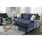 Ashley Amity Bay Stationary Queen Sofa Chaise Sleeper in Ink, , large
