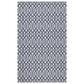 Safavieh Martha Stewart Cotton MSR421M 9" x 12" Blue and Grey Area Rug, , large