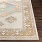 Surya Bodrum BDM-2313 7"10" x 10" Ivory, Saffron, Gray, Aqua, Camel and Coral Area Rug, , large