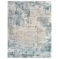Surya Brunswick 12" x 15" Dusty Sage, Light Gray, Olive, Pale Blue, Taupe, Teal and Navy Area Rug, , large