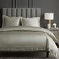 HiEnd Accents High Shine Satin 3-Piece Super Queen Duvet Set in Champagne, , large