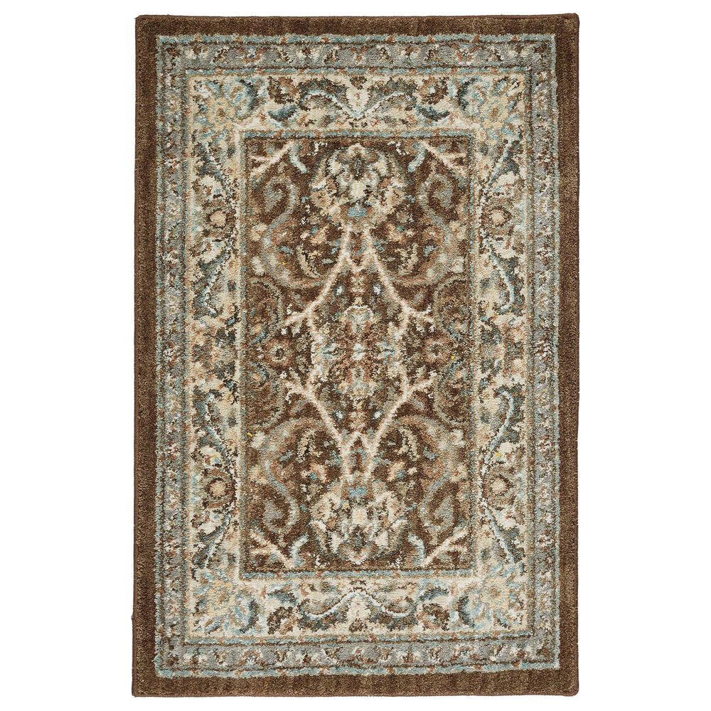 Karastan Euphoria 2" x 3" Brown Area Rug, , large