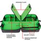 USA Gear S Series Console Case for Xbox Series S, Xbox X in Black and Green, , large