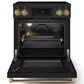 Thor Kitchen Gordon Ramsay 4.55 Cu. Ft. 30" Professional Electric Range with Bronze Handle Kit in Black, , large