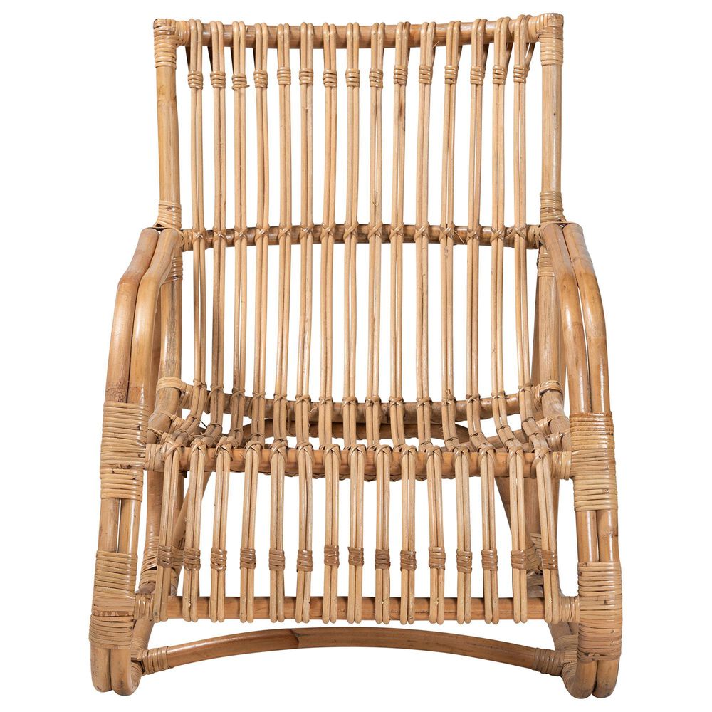 Baxton Studio Blanca Rattan Accent Chair in Natural, , large
