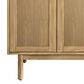 James Martin Vanities Laurent 30" Single Bathroom Vanity in Light Natural Oak with Single Hole 3 cm White Zeus Quartz Top and Rectangular Sink, , large