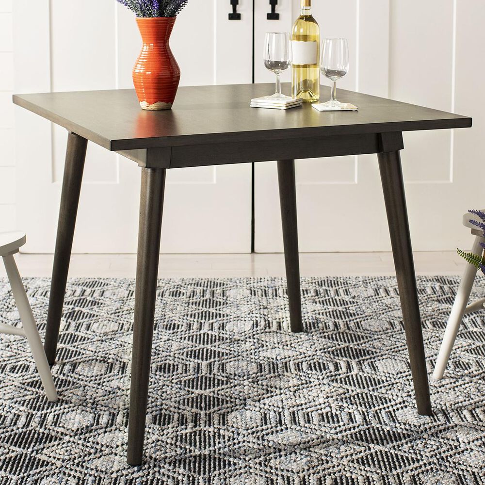 Safavieh Simone Square Dining Table in Grey Walnut - Table Only, , large