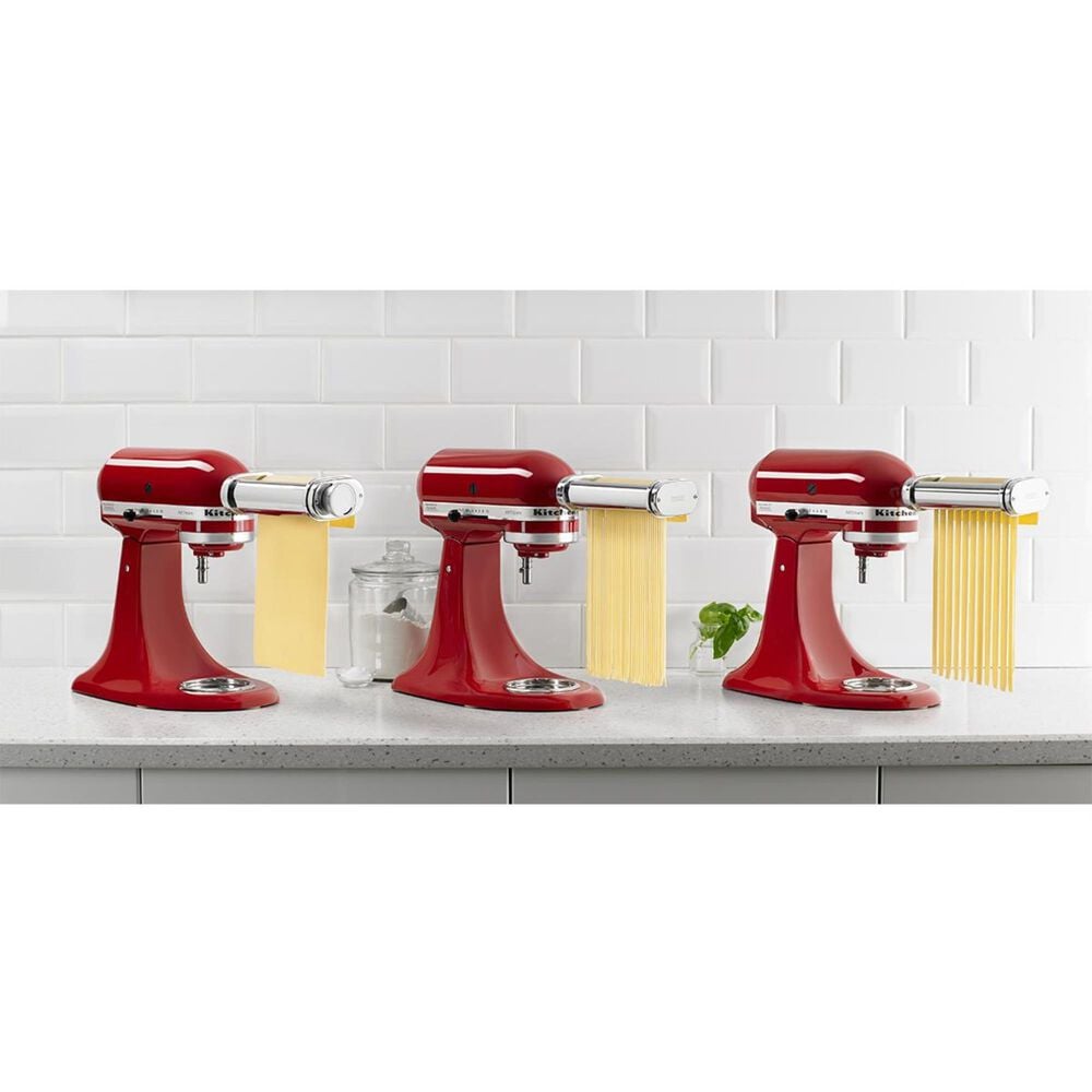 KitchenAid KSMPRA Stand Mixer Attachment Pasta Roller & Cutter, 3-Piece  Set, Stainless Steel