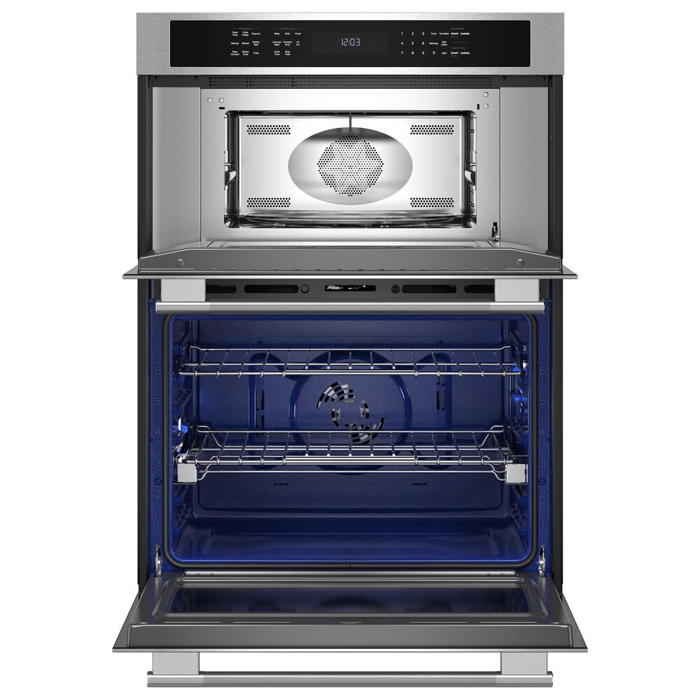 KitchenAid 27&quot; Smart Combination Microwave Wall Oven in PrintShield Stainless, , large