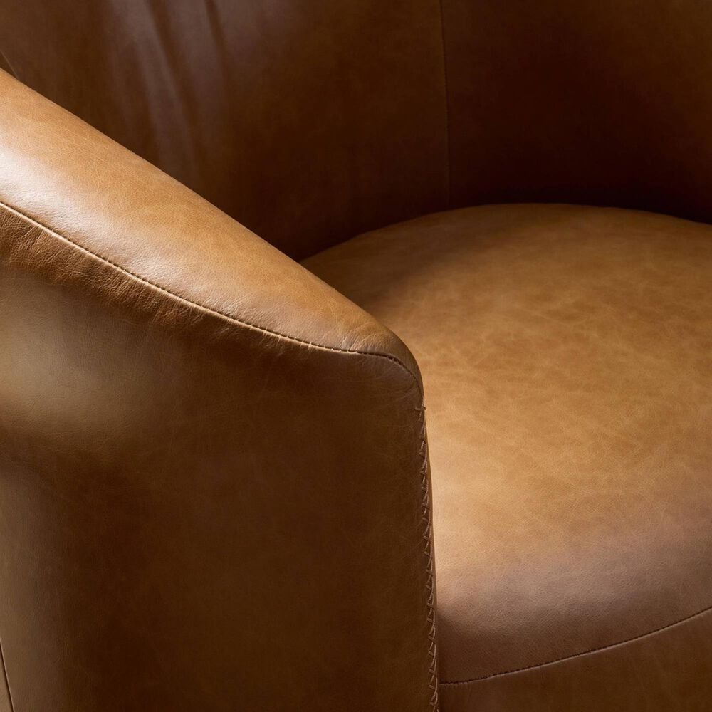 Four Hands Salena Swivel Chair in Sonoma Chestnut, , large