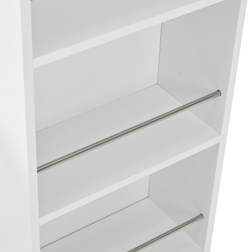 HOMLUX 56" Kitchen Island with Extended Table in White, , large